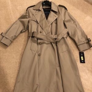 Ralph Lauren Men’s Trench Coat Beige Size 38R